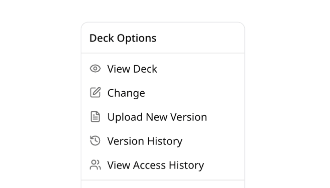 Manage Decks - Image