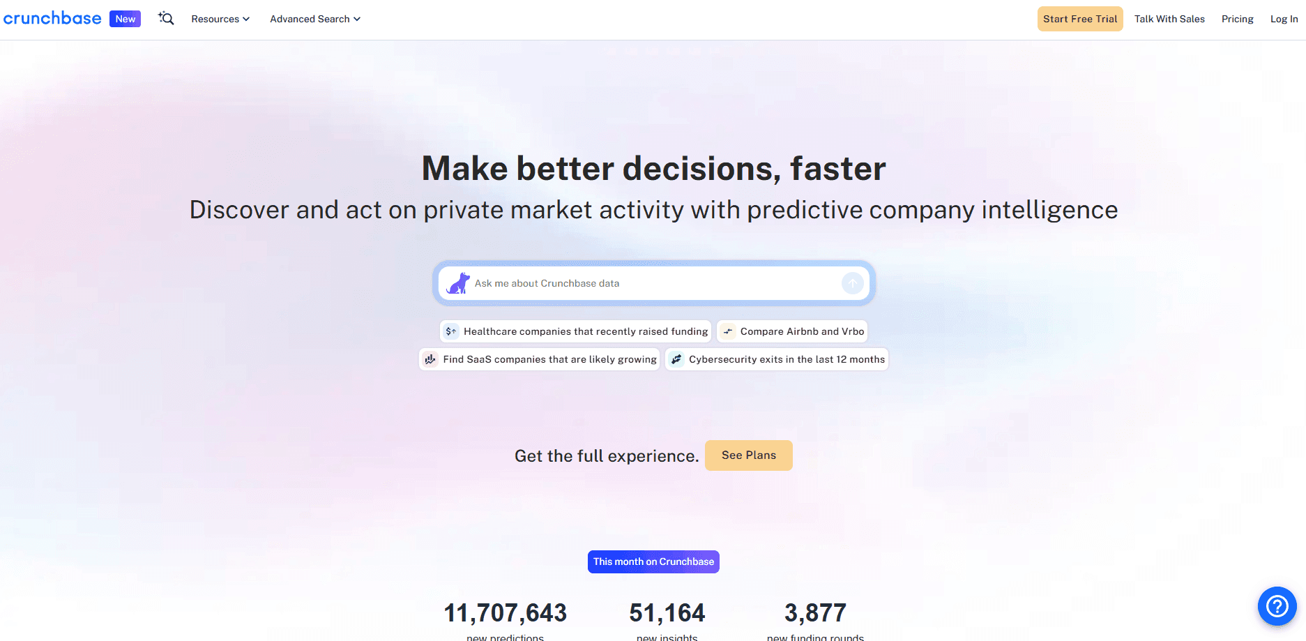 2. Crunchbase